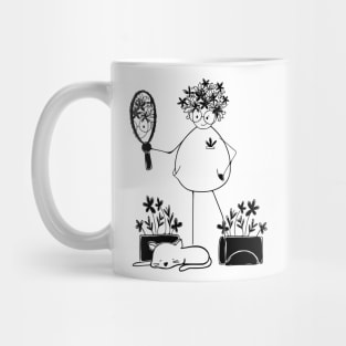 Self Love minimalist line art Mug